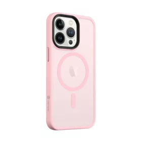   Tactical MagForce Hyperstealth iPhone 13 Pro hátlap tok, áttetsző/rózsaszín