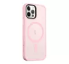 Tactical MagForce Hyperstealth iPhone 12/12 Pro hátlap tok, áttetsző/rózsaszín
