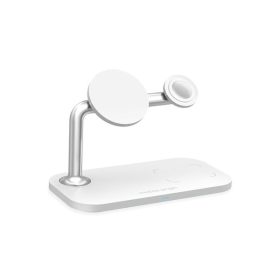   Mobile Origin 3  az 1-ben vezeték nélküli asztali töltő, fehér