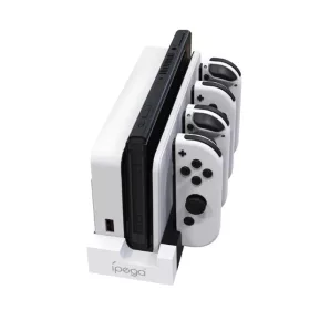iPega 9186 N-Switch/Joy-con töltő dokkoló, fekete/fehér
