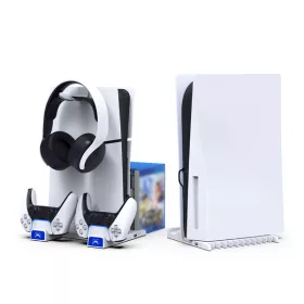   iPega PG-P5S009 PlayStation 5 multifunkcionális állvány, fehér