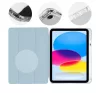 OBAL:ME MistyTab iPad 10.9 2022/iPad 11 2025 oldalra nyíló, kitámasztható tok, kék