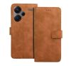 Tender Book Xiaomi Redmi Note 13 Pro Plus 5G flip/oldalra nyíló műbőr tok kártyatartó résszel, barna