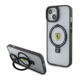   Ferrari Ring Stand 2023 Collection iPhone 15 / 14 / 13 MagSafe kompatibilis kemény hátlap tok, átlátszó FEHMP15SUSCAH