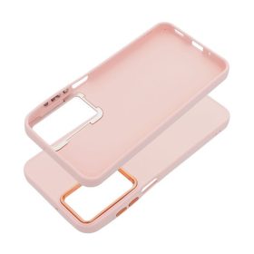   Frame Samsung A16 5G közepesen ütésálló tok kameravédő kerettel, rózsaszín