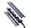 Baseus UltraJoy 4 az 1-ben Hub USB-A-USB-C 3xUSB3.0+USB-C+RJ45, szürke