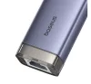 Baseus UltraJoy 4 az 1-ben Hub USB-A-USB-C 3xUSB3.0+USB-C+RJ45, szürke