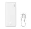 Baseus AirpoW Power bank / külső akkumulátor, 10000mAh, 20W, fehér