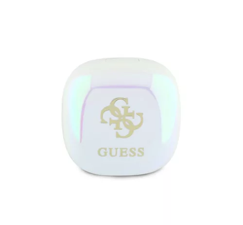 Guess 4G Logo Mini vezeték nélküli TWS fülhallgató, fehér