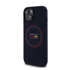   Red Bull Red Ring iPhone 14 szilikon MagSafe tok, tengerészkék