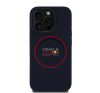 Red Bull Red Ring iPhone 14 Pro szilikon MagSafe tok, tengerészkék
