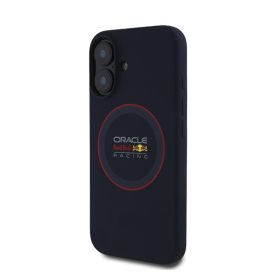   Red Bull Red Ring iPhone 16 Plus szilikon MagSafe tok, tengerészkék
