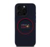 Red Bull Red Ring iPhone 16 Pro Max szilikon MagSafe tok, tengerészkék