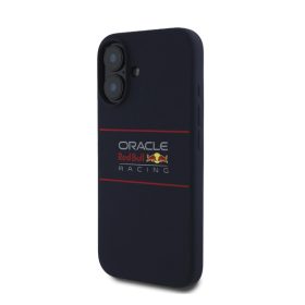   Red Bull Horizontal Logo iPhone 16 Plus szilikon MagSafe tok, tengerészkék
