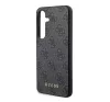 Guess 4G Metal Gold Logo Samsung Galaxy S24 hátlap tok, fekete GUHCS24SG4GFGR