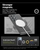 Spigen Rugged Armor MagFit Samsung Galaxy S25 Ultra tok, Marble, szürke
