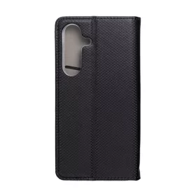 Magnet Samsung Galaxy S25 mágneses flip tok, fekete