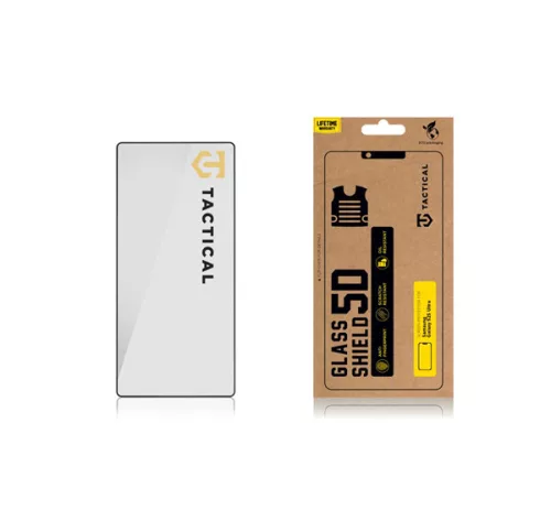 Tactical Glass Shield 5D Samsung Galaxy S25 Ultra kijelzővédő üvegfólia, fekete