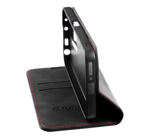 Tactical Xproof Samsung Galaxy S25+ flip/oldalra nyíló tok, fekete