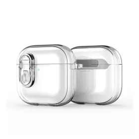 Dux Ducis PECP AirPods 4 műanyag/szilikon tok, átlátszó