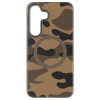 Forcell F-Protect Levels Samsung Galaxy S25 ütésálló MagSafe tok, Camo, barna-szürke