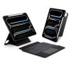 Dux Ducis DK iPad Pro 11 (2024 / 2025) kihajtható tok vezeték nélküli billentyűzettel, fekete