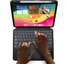 Dux Ducis DK iPad Pro 11 (2024 / 2025) kihajtható tok vezeték nélküli billentyűzettel, fekete