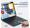 Dux Ducis DK iPad 4/5/6/iPad Pro 11 (2018/2020/2021/2022) kihajtható tok vezeték nélküli billentyűzettel, fekete