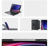 Dux Ducis DK Samsung Tab S10 Plus/S9 Plus/S9 FE Plus kihajtható tok vezeték nélküli billentyűzettel, fekete