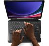 Dux Ducis DK Samsung Tab S10 Plus/S9 Plus/S9 FE Plus kihajtható tok vezeték nélküli billentyűzettel, fekete