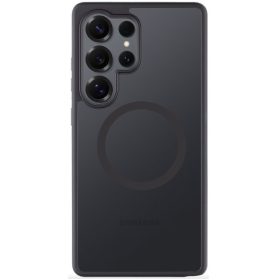   Tactical MagForce Hyperstealth Samsung Galaxy S25 Ultra hátlap tok, áttetsző/sötétszürke