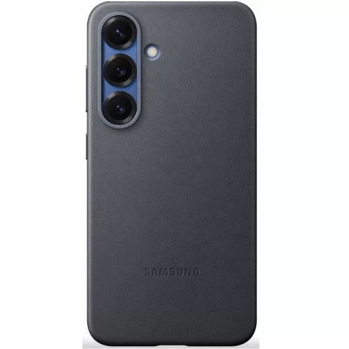 Samsung Galaxy S25 vegán gyári bőrtok, fekete