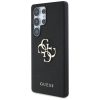 Guess Grained Big 4G Logo Small Classic Logo Samsung Galaxy S25 Ultra  kemény hátlap tok, fekete