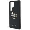Guess Grained Big 4G Logo Small Classic Logo Samsung Galaxy S25 Ultra  kemény hátlap tok, fekete