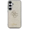 Guess Fixed Glitter Big 4G Metal Logo Samsung Galaxy S25+ kemény hátlap tok, arany