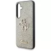 Guess Fixed Glitter Big 4G Metal Logo Samsung Galaxy S25+ kemény hátlap tok, arany