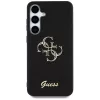 Guess Fixed Glitter Big 4G Metal Logo Samsung Galaxy S25+ kemény hátlap tok, fekete