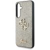 Guess Fixed Glitter Big 4G Metal Logo Samsung Galaxy S25 kemény hátlap tok, arany