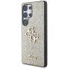 Guess Fixed Glitter Big 4G Metal Logo Samsung Galaxy S25 Ultra kemény hátlap tok, arany