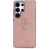 Guess Fixed Glitter Big 4G Metal Logo Samsung Galaxy S25 Ultra kemény hátlap tok, rózsaszín