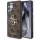 Guess Big 4G Logo Classic Logo Samsung Galaxy S25 Ultra kemény hátlap tok, barna