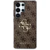 Guess Big 4G Logo Classic Logo Samsung Galaxy S25 Ultra kemény hátlap tok, barna