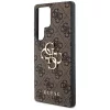 Guess Big 4G Logo Classic Logo Samsung Galaxy S25 Ultra kemény hátlap tok, barna