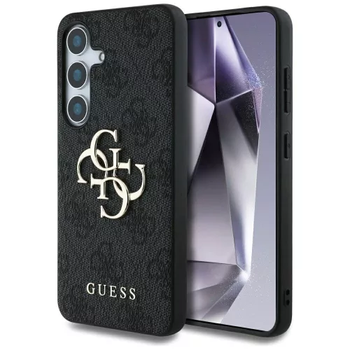 Guess Big 4G Logo Classic Logo Samsung Galaxy S25 kemény hátlap tok, fekete