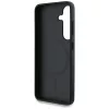 Guess 4G Round Patch Classic Logo Samsung Galaxy S25+ MagSafe kemény hátlap tok, fekete