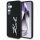 Karl Lagerfeld Silicone Metal Signature Logo Samsung Galaxy S25 szilikon tok, fekete