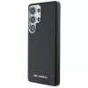 Karl Lagerfeld Saffiano Full Wrapped Elongated Metal Logo Samsung Galaxy S25 Ultra MagSafe tok, fekete