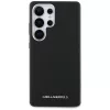 Karl Lagerfeld Saffiano Full Wrapped Elongated Metal Logo Samsung Galaxy S25 Ultra MagSafe tok, fekete