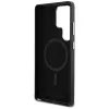 Karl Lagerfeld Saffiano Full Wrapped Elongated Metal Logo Samsung Galaxy S25 Ultra MagSafe tok, fekete