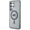 Karl Lagerfeld Button Karl Head Printed Logo Galaxy S25 Ultra MagSafe hátlap tok, fekete